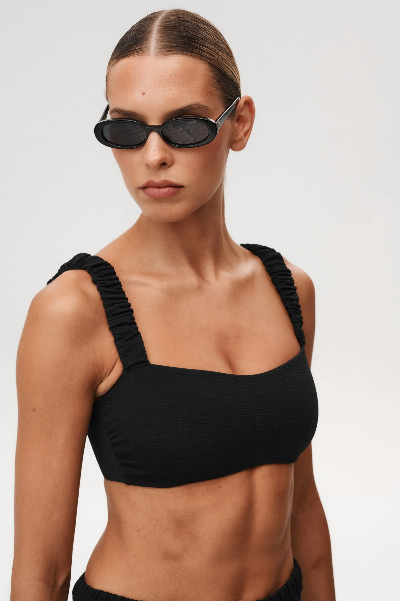 Good Luck Charm Bikini Top Black - Image 3