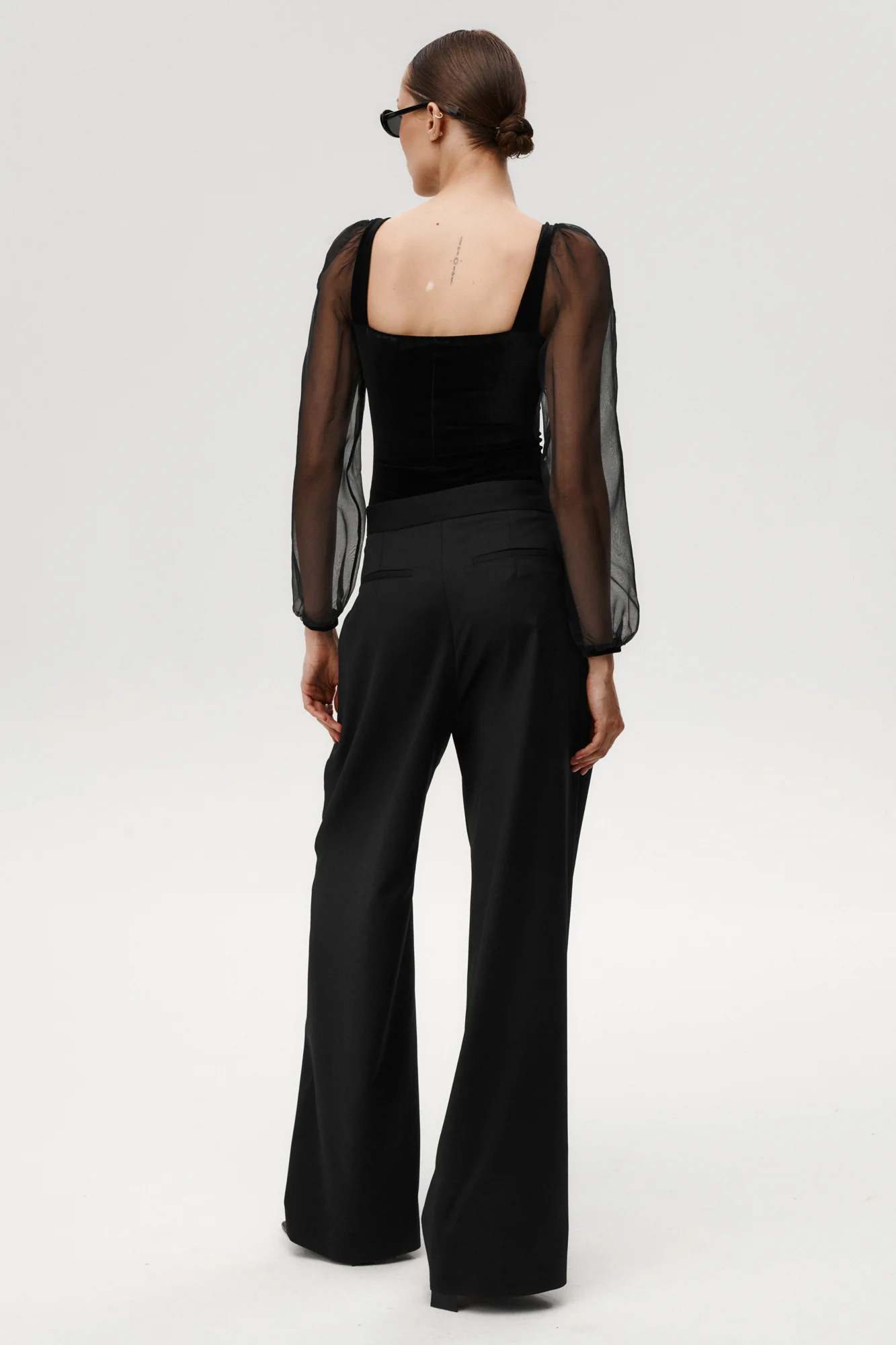 Hazy Line Bodysuit Black - Image 4