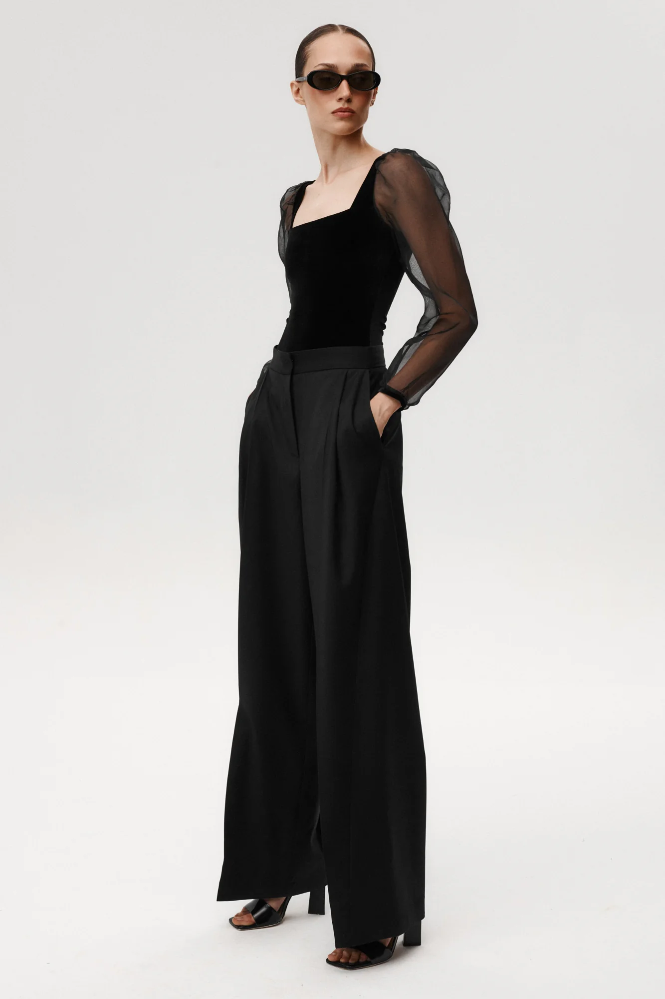 Hazy Line Bodysuit Black - Image 5
