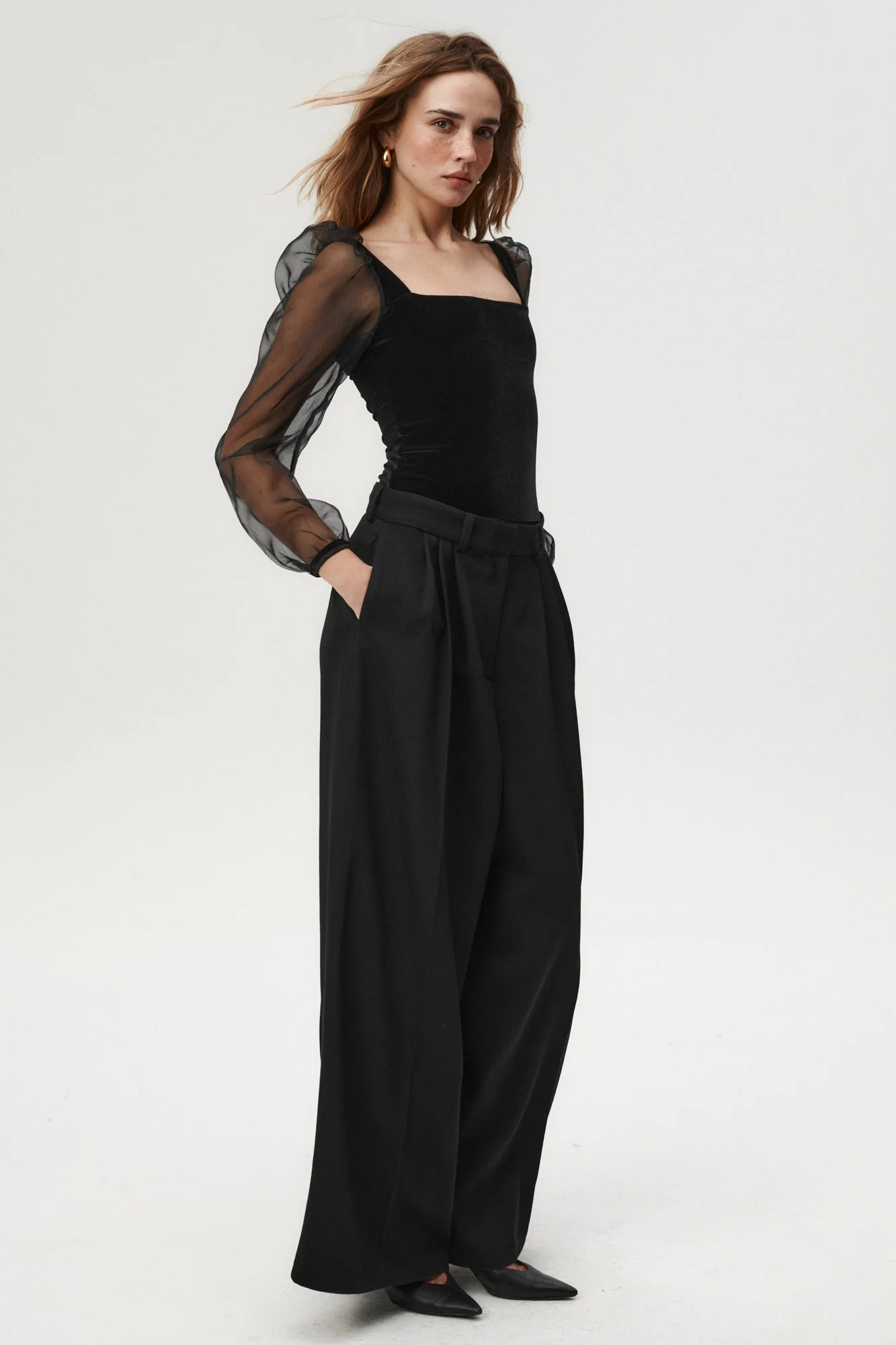 Hazy Line Bodysuit Black - Image 6