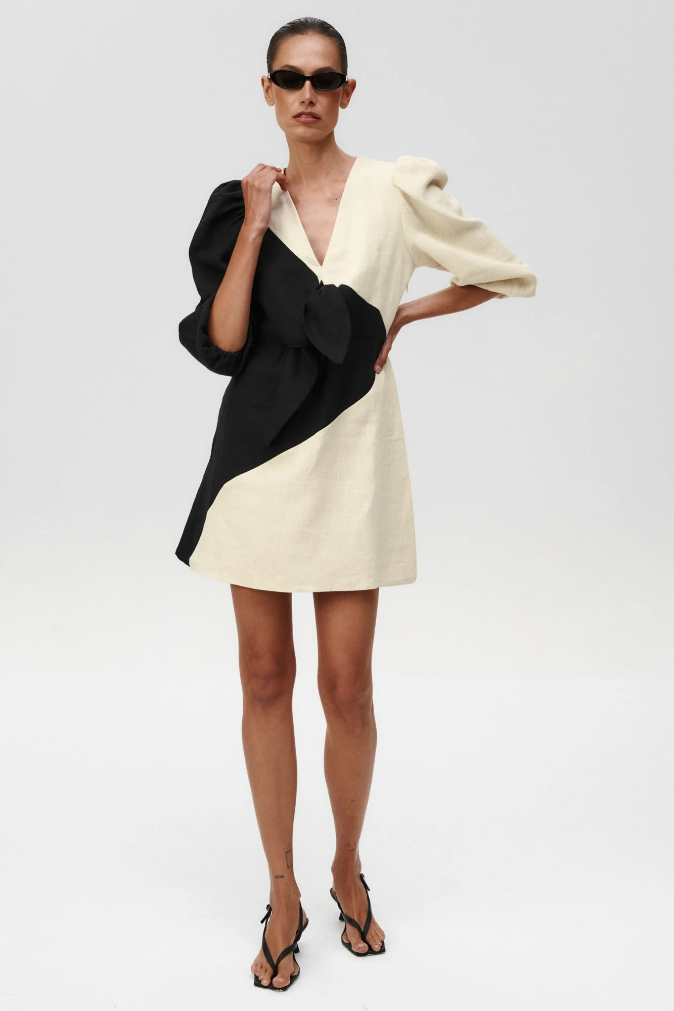 Romance Me Dress Sand - Image 3
