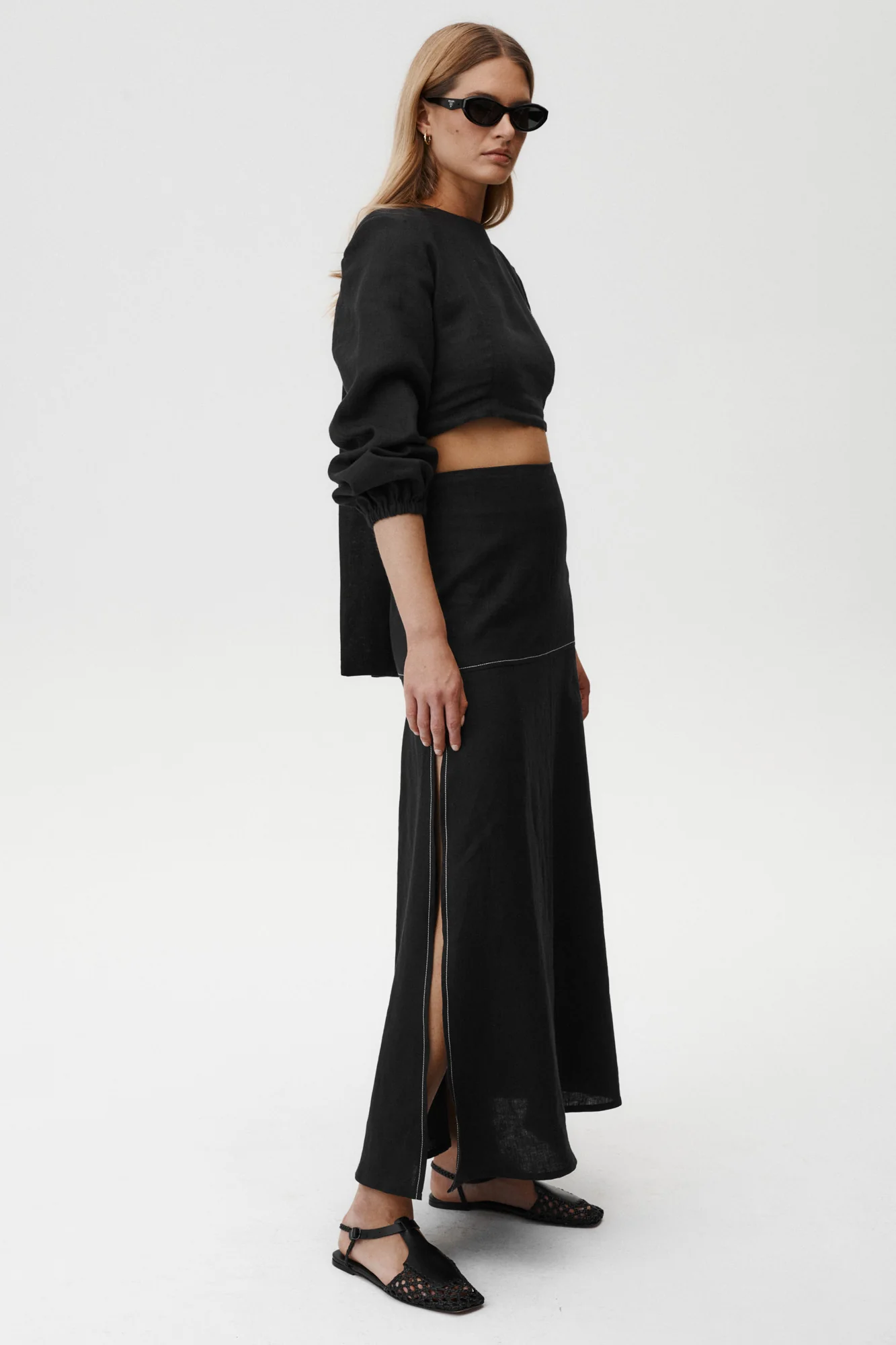 Selene Shirt Black - Image 6